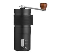 café de manivela - hecho a mano con ajustes ajustables | de café portátil, máquina manual desmontable para el hogar, camping y viajes