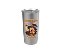 Café de medianoche Sleepy Witch Vaso térmico de acero inoxidable de doble pared