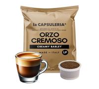 CAFÉ DE ORZO CREMOSO (50 Cápsulas) compatibles con Lavazza Espresso Point | Pack 50 cápsulas (1 x 50) | Orzo Cremoso natural, sin cafeína, delicado y vellutado para una pausa relax