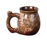 Café de viaje - 380 ml resistente al calor y apto para microondas - de cerámica de café para hombre - Ideal para bebidas calientes frías, leche, cócteles, agua, , té, cerveza, whisky y otros