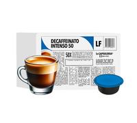 CAFÉ DESCAFEINADO (100 Cápsulas) compatibles con Lavazza Firma | Pack 100 cápsulas (2 x 50) | Café descafeinado equilibrado y aromático, ideal para disfrutarlo en cualquier momento del día