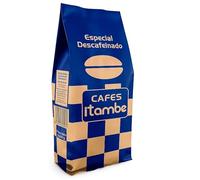 Café descafeinado en grano.Origen Colombia. Puro sabor..Grano de tueste natural. Café en grano ITAMBE 1 kg. 100% Café Robusta de las mejores cosechas de Sudamérica.