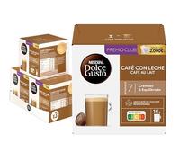Cafe Dolce gusto CAFE CON LECHE | NESTLE Pack 3 cajas de 16 capsulas cada una