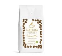Café en grano Aromatizado Crema de Vainilla 250 g - 100% Arábica Natural | Tostado Premium con Aroma Suave a Vainilla | Envasado a Mano por Natura Essence Coffee