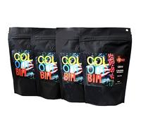 Café en grano Colombia de origen único, 100% arábica, aterciopelado, paquete de 4 x 250 g, tostado medio