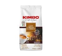 Café en grano Kimbo Crema Clásica 1 kg x 6 | 6 Paquete de 1 kg de Café en Grano, Intensidad 7/13, Tueste Ligero