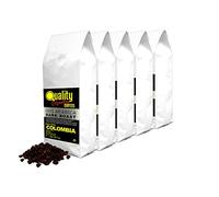Café en grano natural. Dark Roast. 100% Arabica. Origen único Colombia. Tostado artesanal. Tueste Oscuro. (5 Kg, Chocolate)