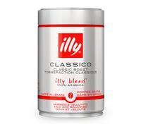 Café en Grano Tostado Clásico Illy 250 g - 100% Arábica de Sabor Equilibrado y Aroma Intenso - QUMIR