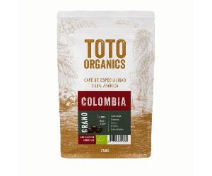 Cafe Especialidad Colombia Granos 250 grs - Toto Organics