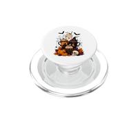 Café Espeluznante de Halloween Bebidas de Cacao Caliente otoño PopSockets PopGrip para MagSafe