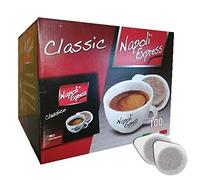 Café expresso Classico 100 dosettes - Napoli Express - Cartón de 3 piezas para un total de 300 vainas