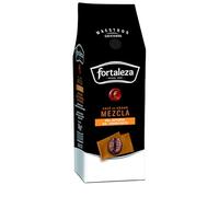 CAFÉ FORTALEZA Café en Grano Mezcla 50/50 con Matices de Vainilla y Caramelizados Formato 1Kg - Café en Grano Sabor Intenso, con Gran Cuerpo y Final Persistente - Variedad Arábica y Robusta