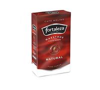 CAFÉ FORTALEZA Café Molido 100% Natural Pack 12x250g (3kg) - Compatible Con Melitta, Filtro, Émbolo e Italiana - Cafe Molido Suave Variedades Arábica y Robusta - Con Notas Herbales y Afrutadas