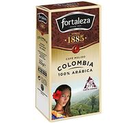 CAFÉ FORTALEZA Café Molido de Colombia 100% Arábica Pack 250g x 8 - Total 2 Kg - Café Colombiano con Suavidad y Aroma Floral - Molido con Matices Herbales - Café Suave para Cafetera Filtro o Italiana