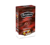CAFÉ FORTALEZA Café Molido Natural Tueste Guipuzkoano 250g x 12 - Total 3 Kg - Café Intenso Arábica y Robusta con Sabor Pleno - Café Molido Filtro Émbolo Italiana con Gran Carácter y Aroma Profundo