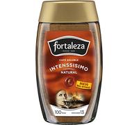 CAFÉ FORTALEZA Café Soluble Sabor Intenssisimo Pack 200g x 6 - Total 1,2kg - Café Soluble Variedades Arábicas - Café con Cafeína Fuerte y Persistente - Preparación Rápida