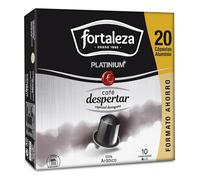 CAFÉ FORTALEZA Cápsulas de Café Compatibles con Nespresso Sabor Despertar Pack 8x20 - Total 160 uds - Café 100% Arábica Tueste Natural - Cápsulas de Café Intensidad 10 con Aroma Fresco