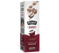 CAFÉ FORTALEZA Cápsulas de Café Natural Compatibles con Caffitaly - Especial Espresso 100% Arábica - Pack 8 x 10 - Total 80Uds - Café Espresso Intensidad Media - Desde 1885 Café Natural