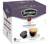 Café Fortaleza Cápsulas Dolce Gusto Intenssisimo 100% Arábica con Tueste Natural - Café Espresso Fuerte e Intenso con Cuerpo Denso - Pack 10x3 (30 uds) - Intensidad 13/13 - Cápsulas Herméticas