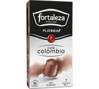 Café Fortaleza Platinium, Cápsulas Compatibles con Nespresso, de Aluminio, Café de Colombia, Puro Sabor, 100% Arábica, Tueste Natural, Pack 10 x 8-80 cápsulas