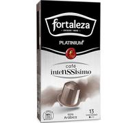 Café Fortaleza Platinium - Cápsulas Compatibles con Nespresso, de Aluminio, Sabor Intenssisimo, Especial Café Espresso, 100% Arábica, Pack 8x10 - Total 80 uds