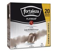 Café Fortaleza Platinium - Cápsulas Compatibles con Nespresso, de Aluminio, Sabor Intenssisimo, Especial Café Espresso, 100% Arábica, Pack 8x20 - Total 160 uds