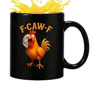 Café Gallina - Vasos de cerámica de 325 ml | Vasos de beber para Halloween | Para vino, cerveza, comedor, profesores, estudiantes, oficina, restaurante, hotel, Navidad, Halloween, coleccionistas