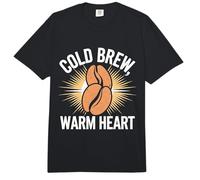 Café Helado de corazón Caliente Cold Brew Comfort Colors Adult Heavyweight T-Shirt