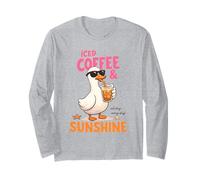 Café Helado Sunshine Duck Summer Beach Vibes Manga Larga