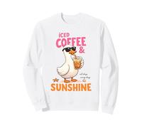 Café Helado Sunshine Duck Summer Beach Vibes Sudadera
