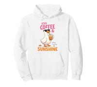 Café Helado Sunshine Duck Summer Beach Vibes Sudadera con Capucha