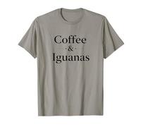 Café & Iguanas Funny Viral Meme Estilo de Vida Camiseta
