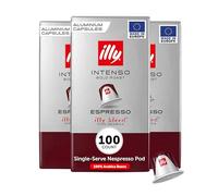 Café Illy Tostado INTENSO en cápsulas compatibles* - 10 estuches de 10 cápsulas