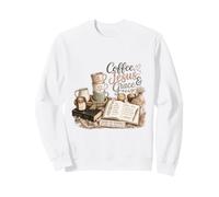 Café Jesús & Grace Christian Bible Study Design Sudadera