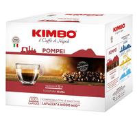 CAFÉ KIMBO POMPEI - Box 100 CÁPSULAS COMPATIBLES A MODO MIO 7.4g