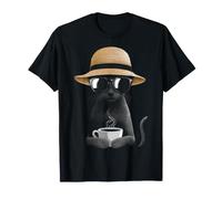 Café Korat Cat Owner Kawaii Design Camiseta