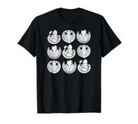Café Latte Art apilado Tulipán Cisne corazón Estilo Barista Camiseta gráfica económica, Hombre, Negro, XL