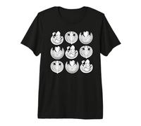 Café Latte Art apilado Tulipán Cisne corazón Estilo Barista Camiseta Premium