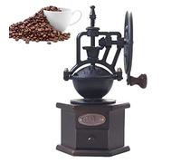 café Manual,Especias Granos café | Molino Estilo Vintage Antiguo con ajustador Poligonal Incorporado para Especias, nueces, Hierbas, Granos para Mejorar