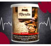 Café Marita Rojo | Café Funcional con Efecto Antioxidante | Apoya el Sistema Inmunológico y la Salud Cardiovascular y Circulatoria | 100 g | Hasta 40 Dosis