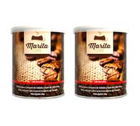 Café Marita Rojo, Café Funcional con Efecto Antioxidante, Apoya el Sistema Inmunológico y la Salud Cardiovascular y Circulatoria, 100 g, Hasta 40 Dosis Pack (2, Unidad)