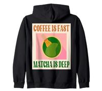 Café Matcha Verde Té Sudadera con Capucha