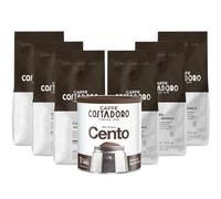 Café Molido Costadoro Cento, 100% Arábica para Moca de Sabor Dulce y Equilibrado en 6 Bolsas de 180g Cada una + 1 Lata Cento Resellable (250g), Calidad Made in Italy