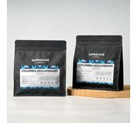 Café molido descafeinado filtro 100% Arábica | Colombia Cauca | Tueste natural | 250 g | Suave, dulce y equilibrado | Supracafé