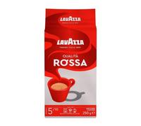 Lavazza, Qualità Rossa, Café Molido Natural, Ideal para Cafetera Italiana, de Filtro y Francesa, con Notas Aromáticas de Chocolate, Arábica y Robusta, Intensidad 5, Tueste Medio, 250 g