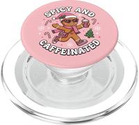 Café navideño de Pan de Jengibre Picante y cafeinado para Mujeres Chica PopSockets PopGrip para MagSafe