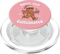 Café navideño de Pan de Jengibre Picante y cafeinado para Mujeres Chica PopSockets PopGrip para MagSafe