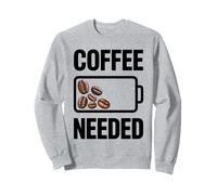 Café Necesario Divertido Mañana Café Cita Sudadera