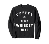 Café Negro Neat Bourbon Scotch Whisky Sudadera