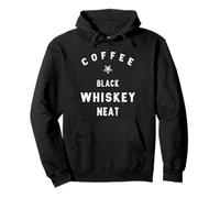 Café Negro Neat Bourbon Scotch Whisky Sudadera con Capucha